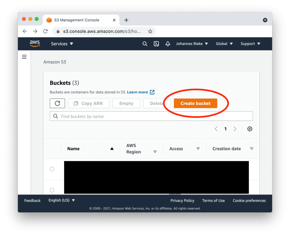 AWS screenshot 1